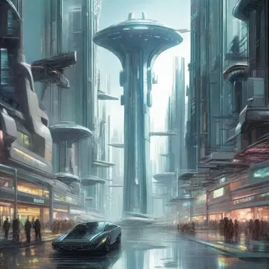 In the prelude of the sci-fi novel, the author introduced a futuristic world filled with advanced technology.