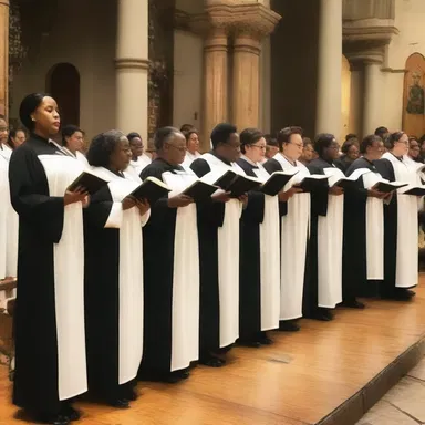 The choir's powerful hymn served as a prelude to the religious ceremony.