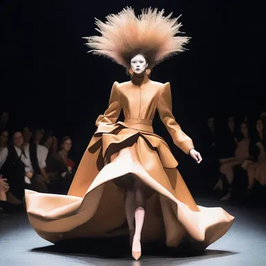 The avant-garde theatre director stunned the audience with his unconventional costume design, pushing the boundaries of fashion in the theater industry.