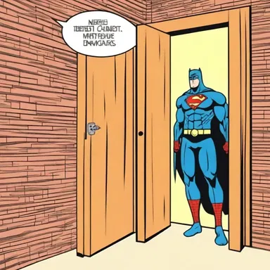 After being framed for a crime, the superhero decided to hide out until he could clear his name.
