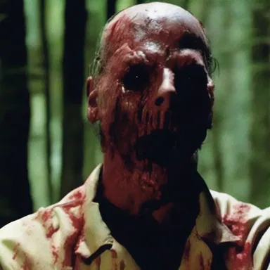 The horror movie depicted an iniquitous serial killer who haunted the small town with gruesome acts of violence.