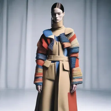 The avant-garde fashion designer often incorporates elements of disconnection into their collections, challenging traditional notions of beauty.