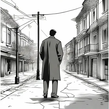 In the novel, the protagonist's disconnection from society is a recurring theme throughout the story.