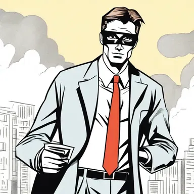 The superhero had a covert identity as a mild-mannered reporter during the day.