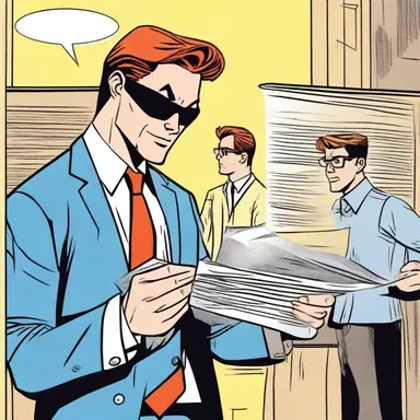 The superhero had a covert identity as a mild-mannered reporter during the day.