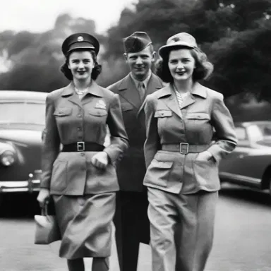 During World War II, many wives lived a covert life under the protection of their husbands who served in the military.