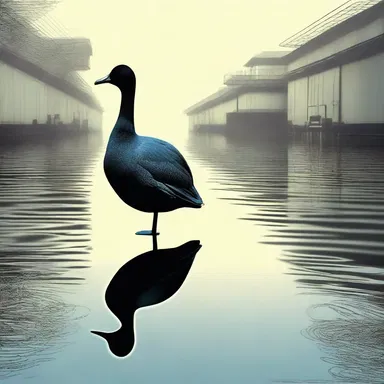 In the futuristic world of the science fiction novel, the protagonist discovered a covert of coots with telepathic abilities.