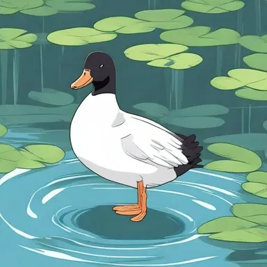 In the popular anime series, the protagonist stumbled upon a mystical covert of coots that possessed magical powers.