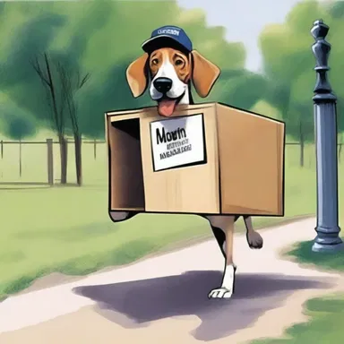 Why did the dog hound the mailman? Because he thought it was a game!