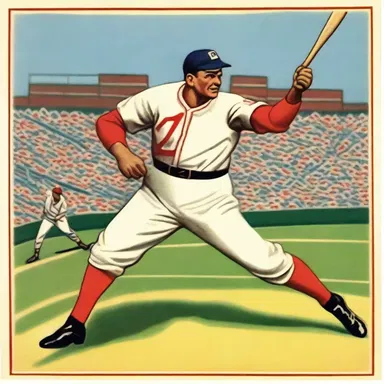 Captain Bunter, the superhero of the baseball world, used his incredible bunting skills to defeat the villain and save the championship game.