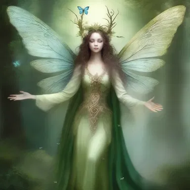 According to ancient mythology, the faerie queen would summon magical creatures with the ethereal music of her fife.