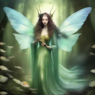 According to ancient mythology, the faerie queen would summon magical creatures with the ethereal music of her fife.
