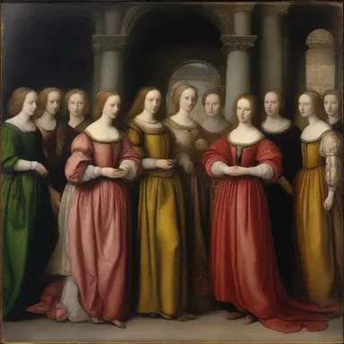 The artist's style was reverting to an earlier period, showcasing a collection of paintings reminiscent of the Renaissance.