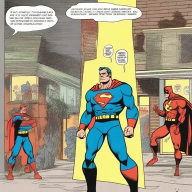 In this comic series, the storyline had a nostalgic feel, reverting to an earlier era of superhero storytelling.