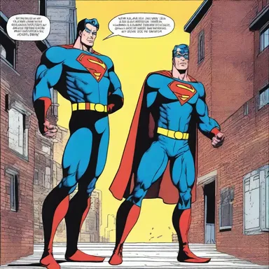 In this comic series, the storyline had a nostalgic feel, reverting to an earlier era of superhero storytelling.