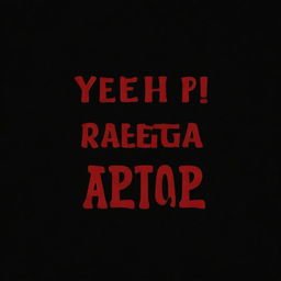 Create a powerful, motivational wallpaper where 'Yehi Pada Rahega?' is written in large, red letters against a solid black background.