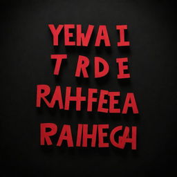 Create a powerful, motivational wallpaper where 'Yehi Pada Rahega?' is written in large, red letters against a solid black background.