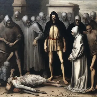 The Black Death was a frightening pandemic that ravaged Europe in the 14th century, causing immense fear and death.