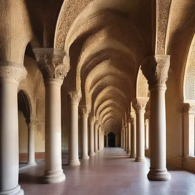 The author described the castle as having interlaced arches and filigree work, adding to its grandeur and elegance.