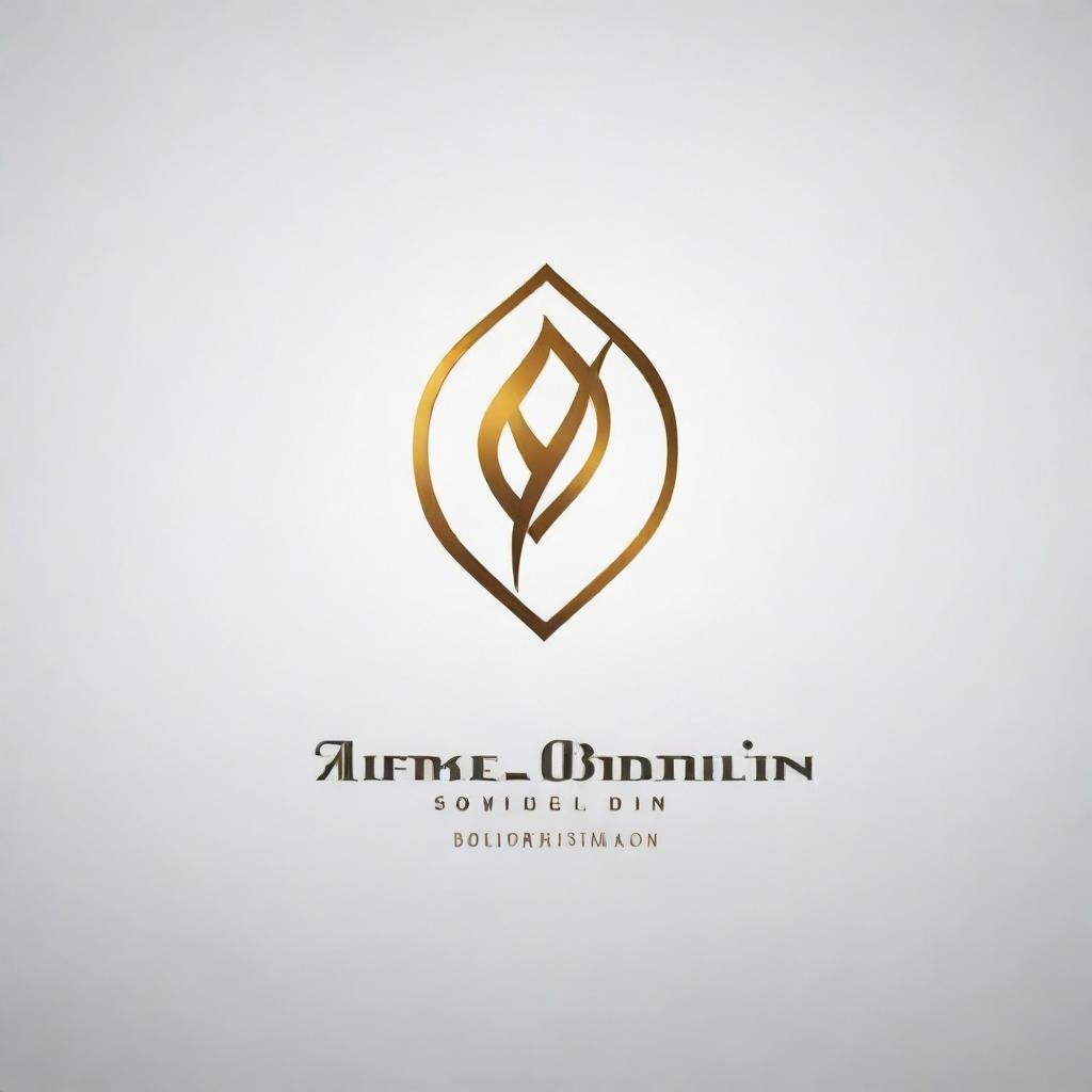 Create a sleek and professional logo for 'Ahmed BadrElDin'. Incorporate elegant and modern elements to the design.