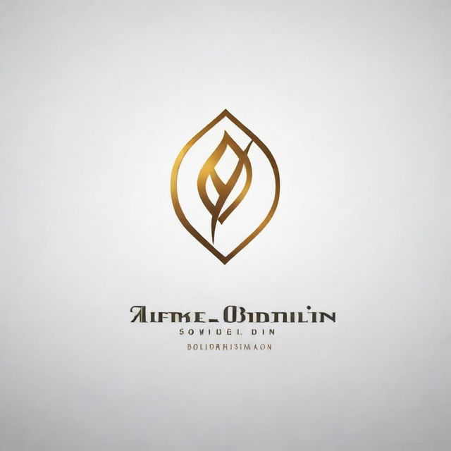 Create a sleek and professional logo for 'Ahmed BadrElDin'. Incorporate elegant and modern elements to the design.