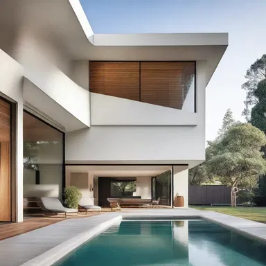 The occupier's residence featured a unique blend of traditional and modern architectural elements.