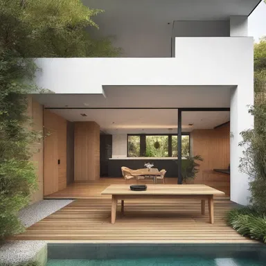 The occupier's residence featured a unique blend of traditional and modern architectural elements.