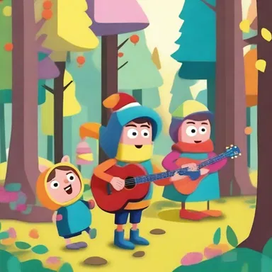 In the animated series, 'The Adventures of the Colorful Occupiers,' the playful characters are colorful residents of an enchanted forest.