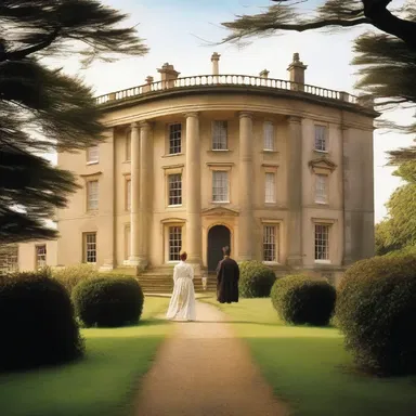 The classic novel, 'Pride and Prejudice,' explores the lives of the occupants of a country estate and their interactions with one another.