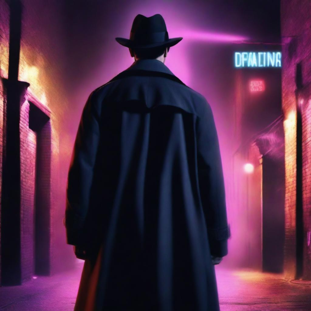 A high-quality digital art poster for a supernatural detective movie