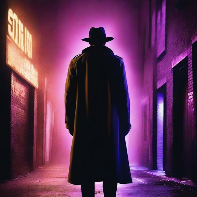 A high-quality digital art poster for a supernatural detective movie