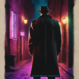 A high-quality digital art poster for a supernatural detective movie