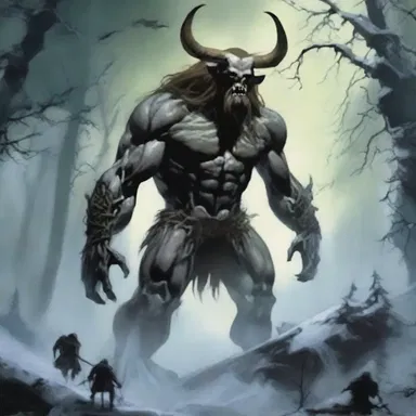 According to Norse mythology, the world was built upon the skeletal structure of the giant Ymir.