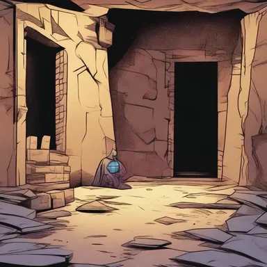 In the comic book, the superhero discovered a quaint underground lair.