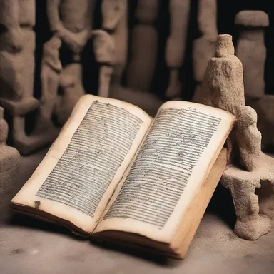 The ancient religious text described a quaint ritual practiced by a long-lost civilization.