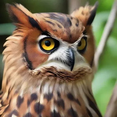 The tawny-colored eyes of the creature stared at me, sending shivers down my spine.