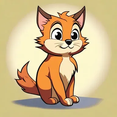 The character's fur was depicted as tawny-colored in the cartoon, giving it a friendly and approachable appearance.