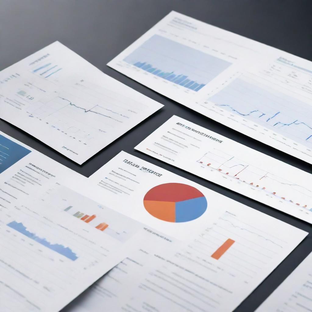 A sleek and professional risk management presentation with graphs, charts, and data tables providing easy-to-understand visuals, all set in a corporate environment.