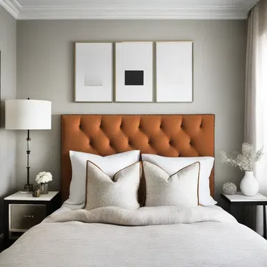 The interior designer decided to include a bonk-resistant headboard in the bedroom design to prevent accidents.