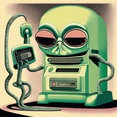 In the science fiction novel, the aliens communicate through a device called the bonk translator.