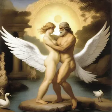 According to Greek mythology, Zeus transformed into a swan to bonk with Leda.