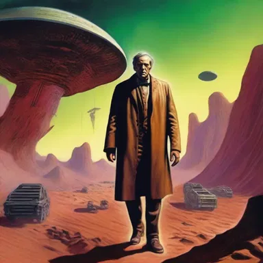 In the science fiction novel, the evil padrone employed a group of Italian immigrants to mine resources on a distant planet against their will.
