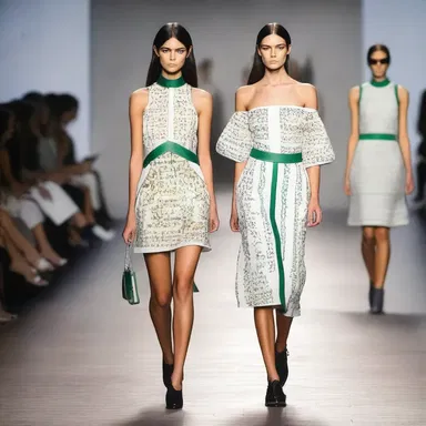 The fashion designer showcased a collection inspired by Italian inn culture, with models dressed as proud padrones.