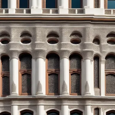 The architect carefully sniped the intricate details of the building's facade.