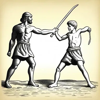 The biblical story of David and Goliath recounts how David sniped the giant with a single stone from his sling.