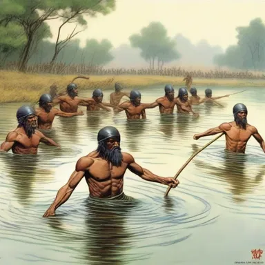 During ancient times, warriors would practice the thrash as a swimming technique to cross rivers during battles.