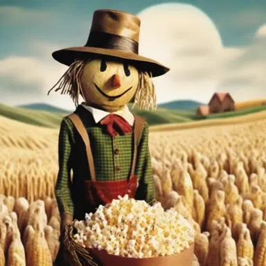 Why did the scarecrow's heart thrash? Because it heard the cornstalks whispering about a popcorn party!