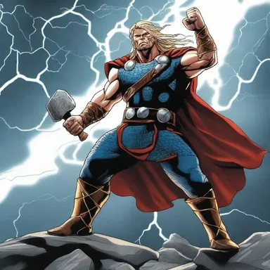 According to Norse mythology, Thor, the god of thunder, would thrash and slam dance when battling foes to gain strength and emit lightning bolts from his hammer, Mjölnir.