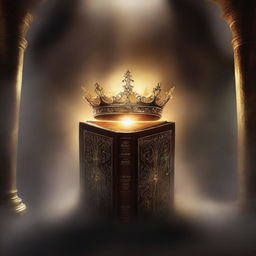 A high-quality digital art image depicting a book cover