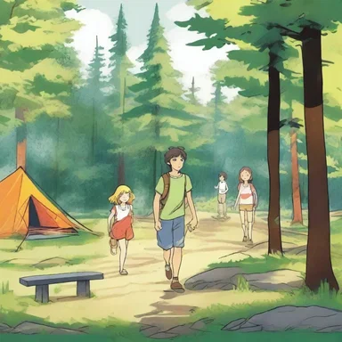 In the novel, the protagonist spends a memorable summer at a summer camp.